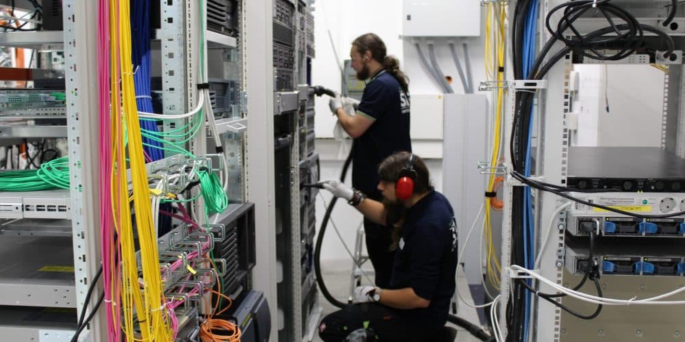 Reinigung der kritischen IT Infrastrukturen